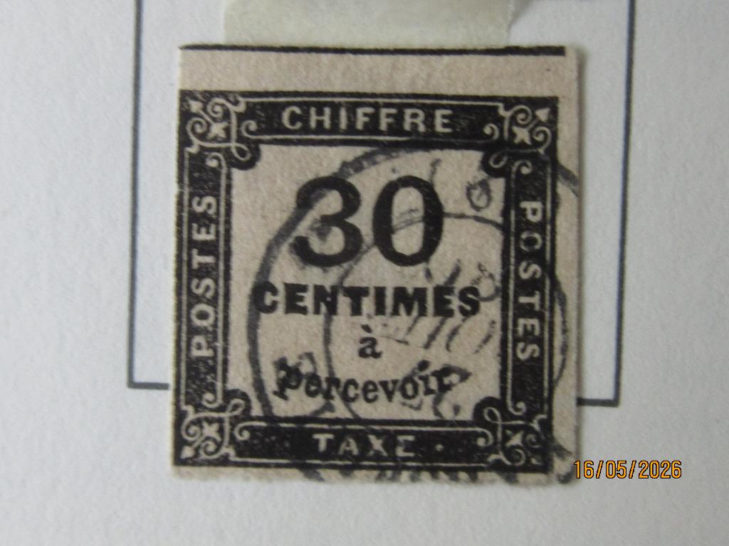 Nico Frankrijk Dienst Mi 8 gestempeld 1878, Ophalen of Verzenden, Gestempeld