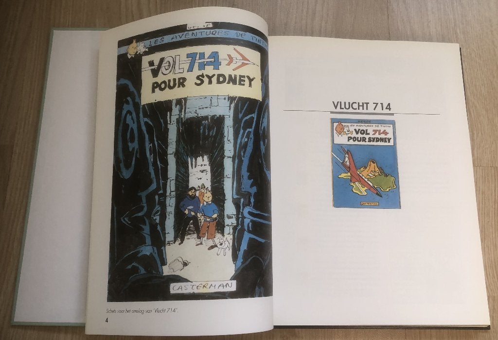 KUIFJE - VLUCHT 714/KUIFJE EN DE PICARO'S/DE GUITENSTREKEN, Eén stripboek, Ophalen of Verzenden, Zo goed als nieuw, Hergé