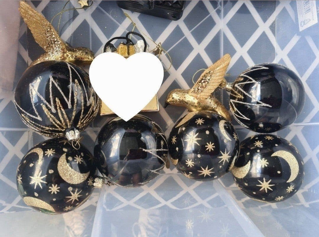 vondels kerst ornamenten in 1 koop, Diversen, Ophalen
