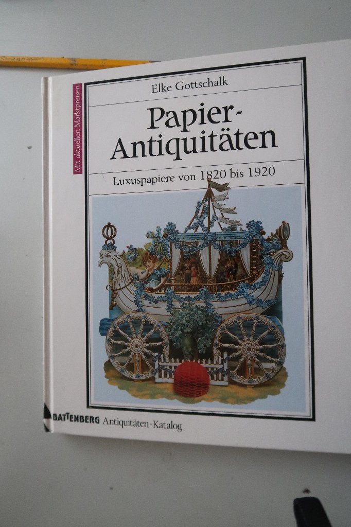 Papier-antiquitäten,luxuspapiere -e.gottschalk-1996, Ophalen of Verzenden, Zo goed als nieuw, E.gottschalk