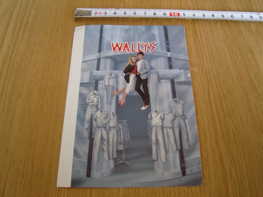 sticker wallys jeans kleding winkel, Ophalen of Verzenden, Zo goed als nieuw