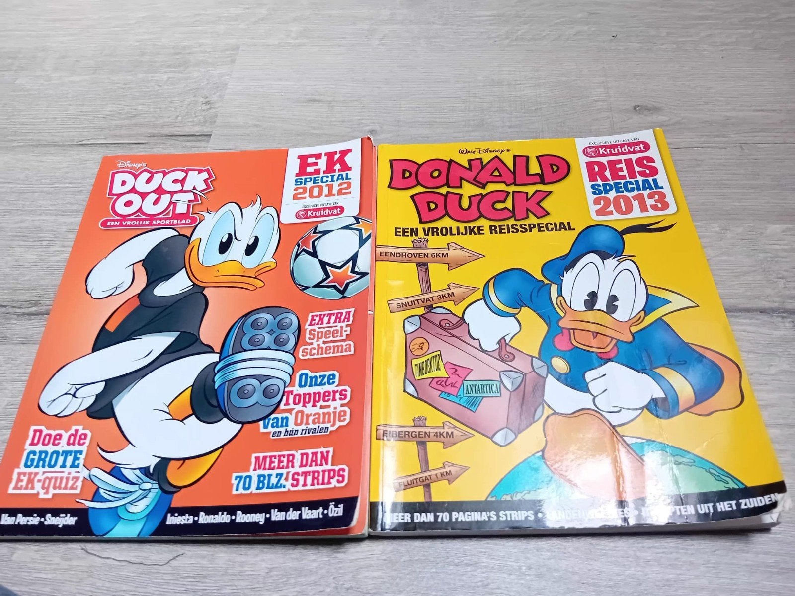 Donald Duck Specials: EK 2012 & Reis Special 2013, Meerdere stripboeken, Ophalen of Verzenden, Gelezen