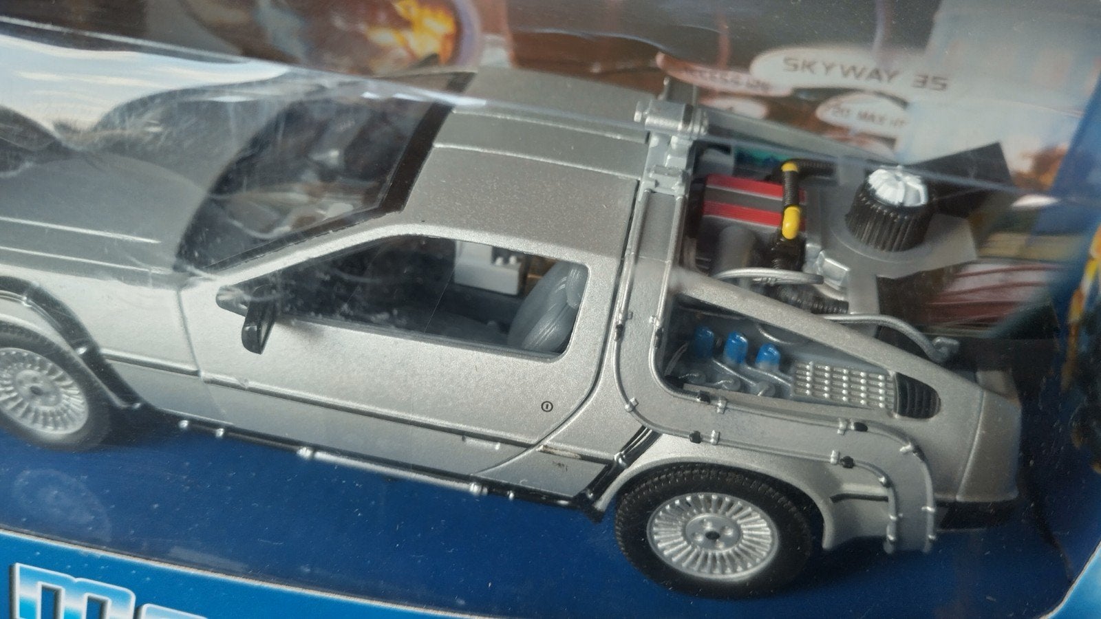 De Lorean DmC 12 Back To The Future 1:24 Welly Pol, Auto, Verzenden, Nieuw, M