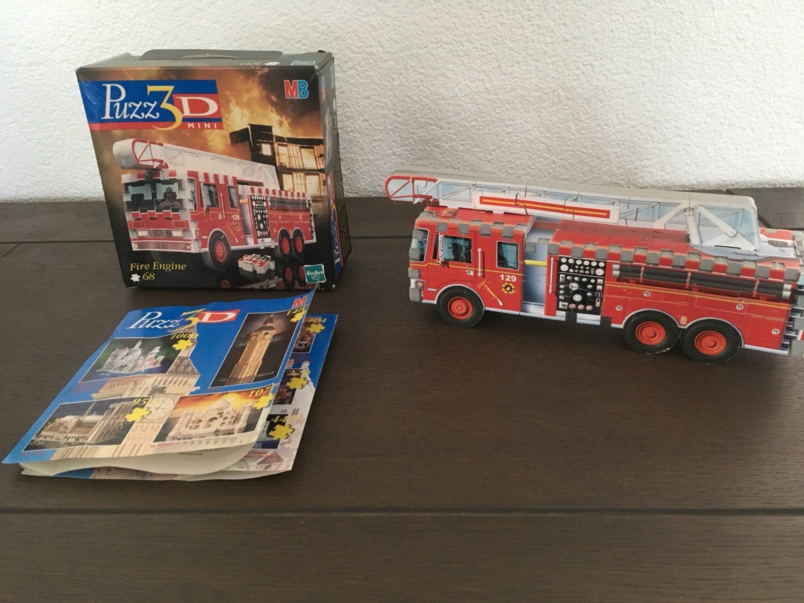 Puzz 3D Mini Brandweerwagen - Fire Engine, Ophalen, Gebruikt