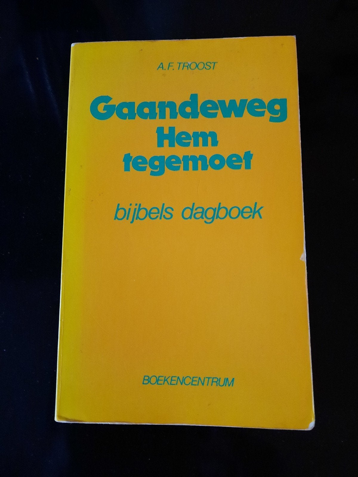 Gaandeweg Hem tegemoet - Bijbels dagboek A.F. Troost, Ophalen of Verzenden, Zo goed als nieuw