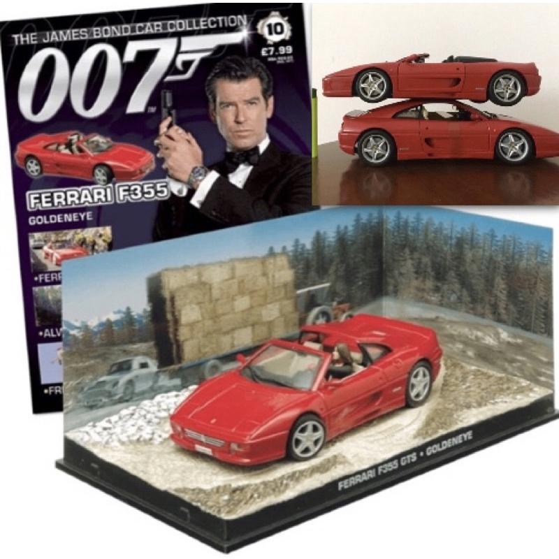 Modelauto - James Bond 007 - 10 Ferrari F355 incl. tijdschr., Ophalen of Verzenden, Nieuw, Auto, Overige merken