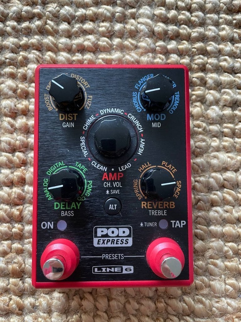 Line 6 POD Express - Gitaar multi-effectpedaal, Muziek en Instrumenten, Verzenden, Zo goed als nieuw, Multi-effect