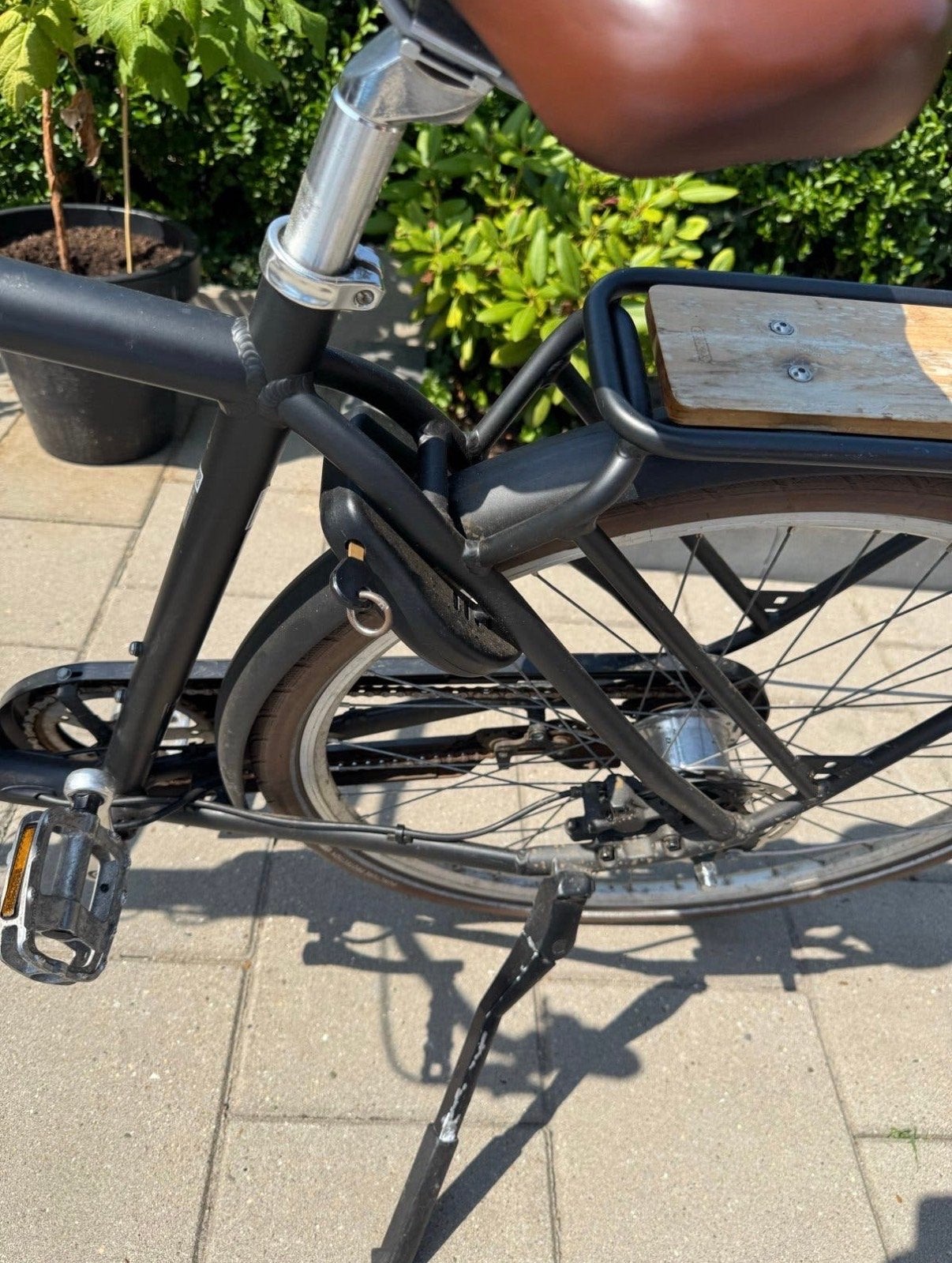 Elops Stadsfiets Zwart - Zo goed als nieuw, Versnellingen, Schijfrem, Ophalen, Overige merken