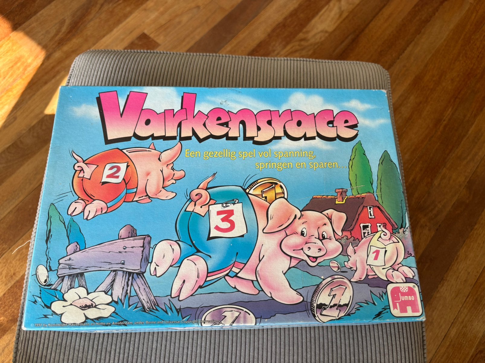 Bordspel - Varkensrace, Ophalen of Verzenden, Zo goed als nieuw, Jumbo