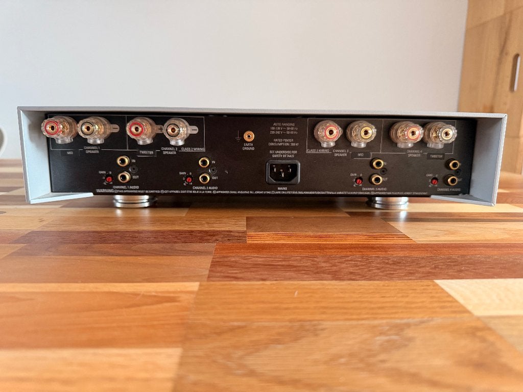 Linn 4200/1 zilver, Overige merken, Ophalen of Verzenden, 120 watt of meer, Gebruikt