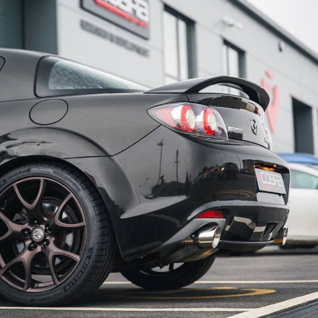Cobrasport RVS catback uitlaatsysteem Mazda Rx8 Rx-8 03-12, Auto diversen, Ophalen of Verzenden