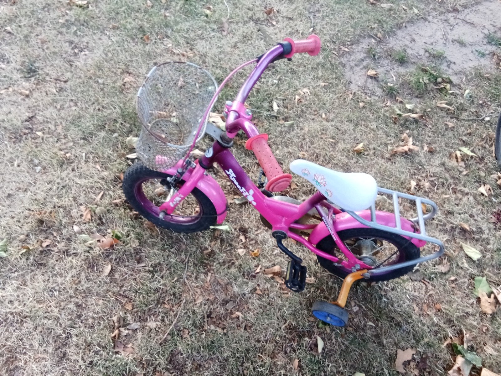 Leuk roze kinderfietsje voor 3-4 jaar met zijwieltjes, Ophalen of Verzenden