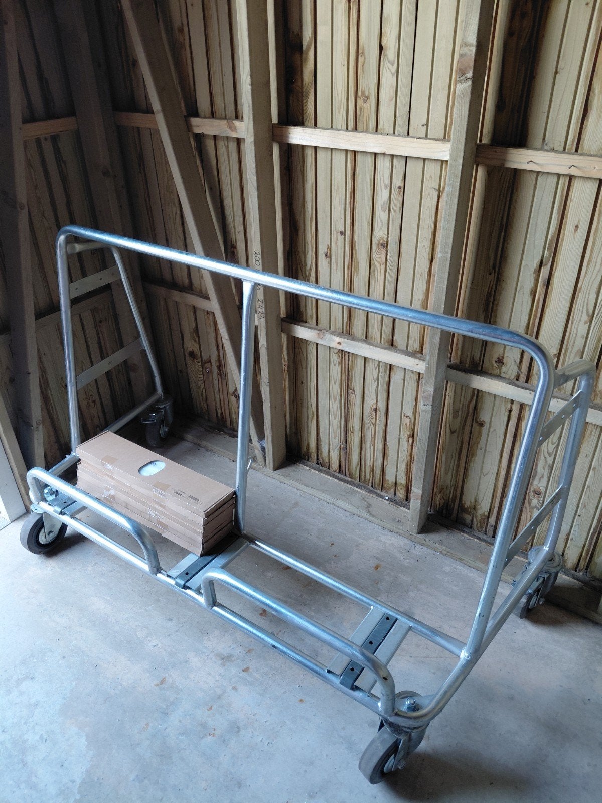 Transportkar zo goed als nieuw lengte 160 cm breedte 80 cm, Doe-het-zelf en Verbouw, Transportwagens, Ophalen, Zo goed als nieuw