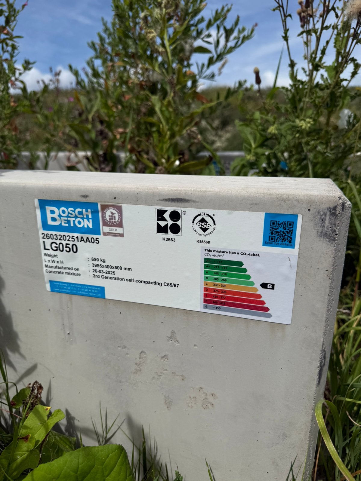 Beton keerwanden L-elementen NIEUW – Bosch & Kemper 7 stuks, Overige materialen, Nieuw, 15 m² of meer, Ophalen