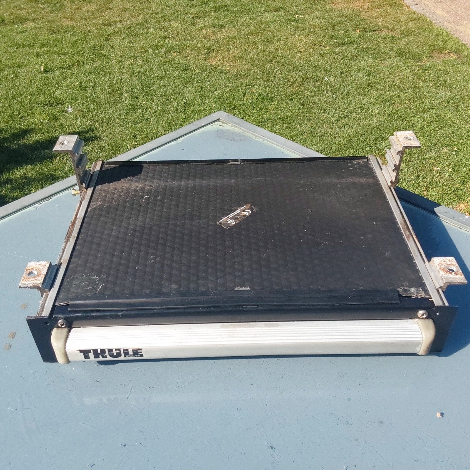 Thule opstap voor camper/caravan - handmatig, Ophalen of Verzenden, Gebruikt