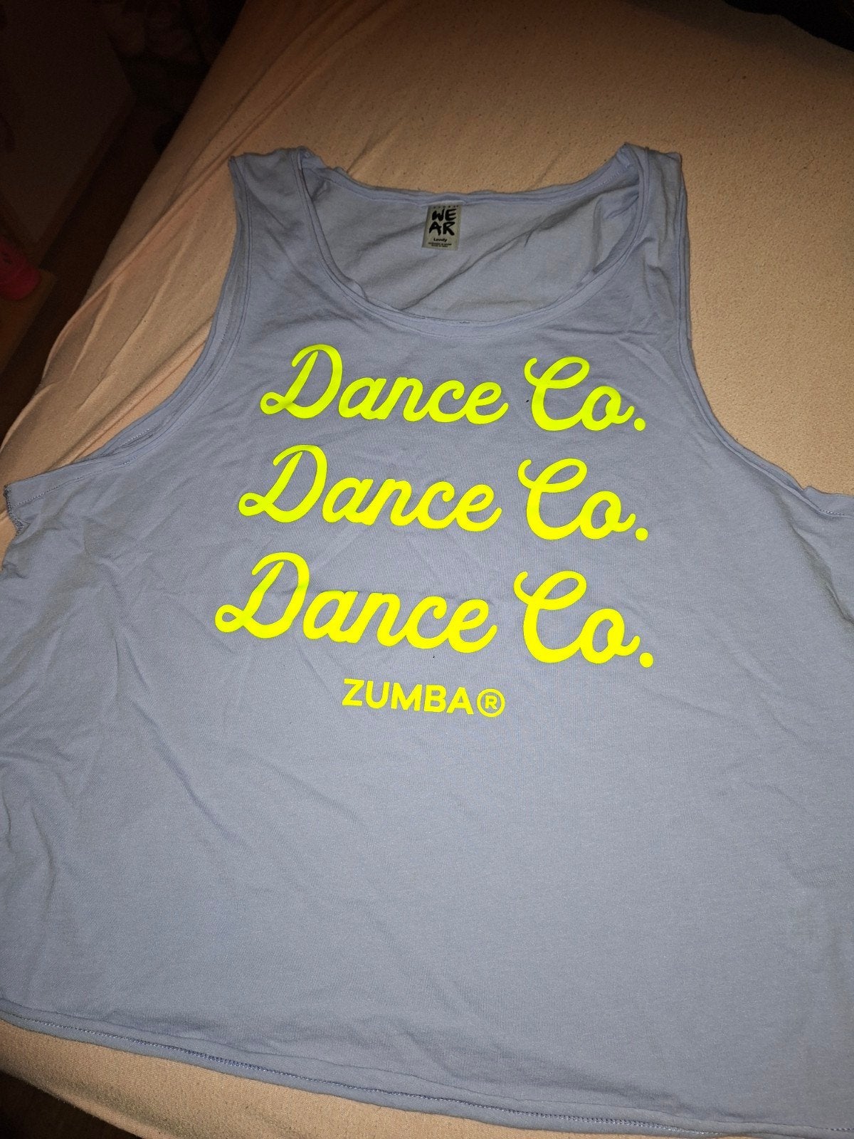 Zumba Dance Co. tanktop maat L, Blauw, Maat 42/44 (L), Ophalen of Verzenden, Gedragen
