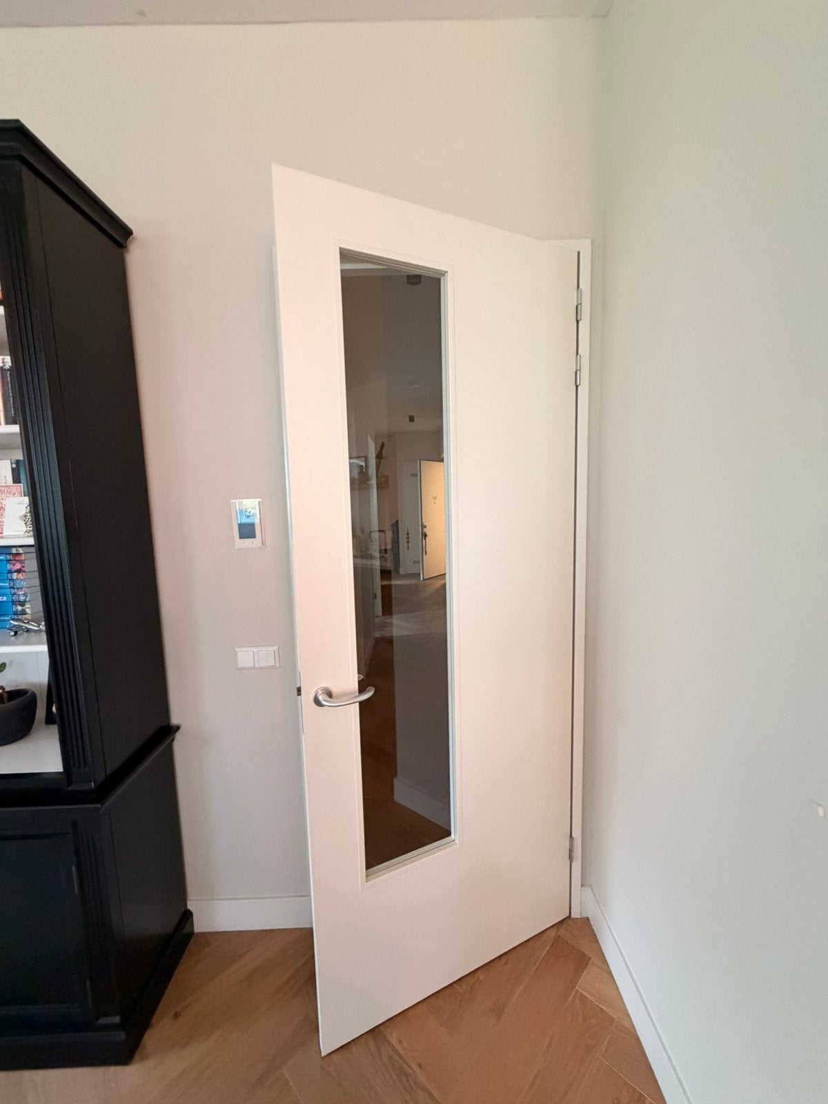Berkvens witte binnendeur met glas – 231,5 x 93 cm, Ophalen, 215 cm of meer, Binnendeur, Glas