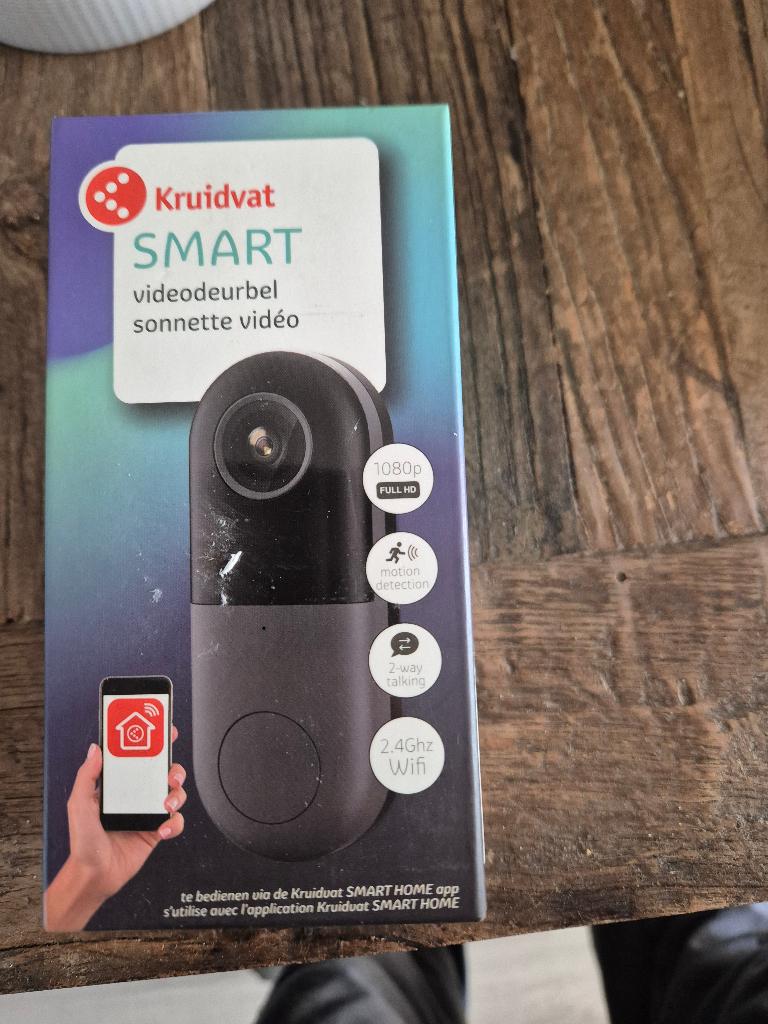 Smart video deurbel kruidvat ongebruikt, Ophalen of Verzenden, Ingebouwde camera, Nieuw