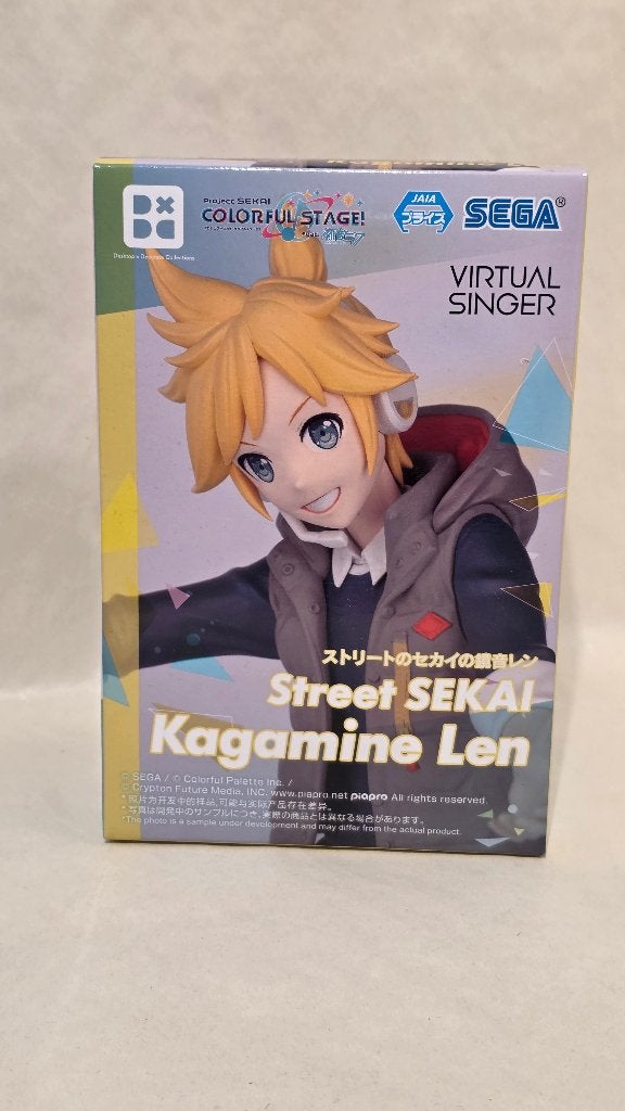 Colorful Stage! PVC Statue Kagamine Len Street Sekai 15 cm, Verzenden, Nieuw, Info@heo.com, Heo