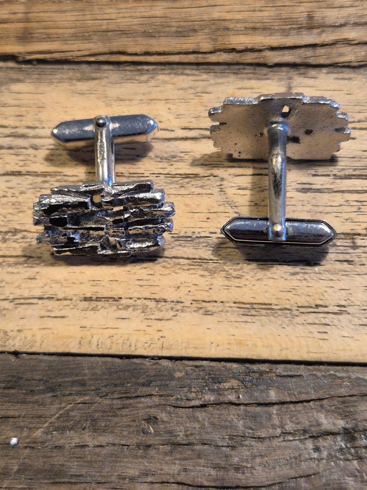 Vintage zilveren manchetknopen 835, Ophalen of Verzenden, Zo goed als nieuw, Zilver