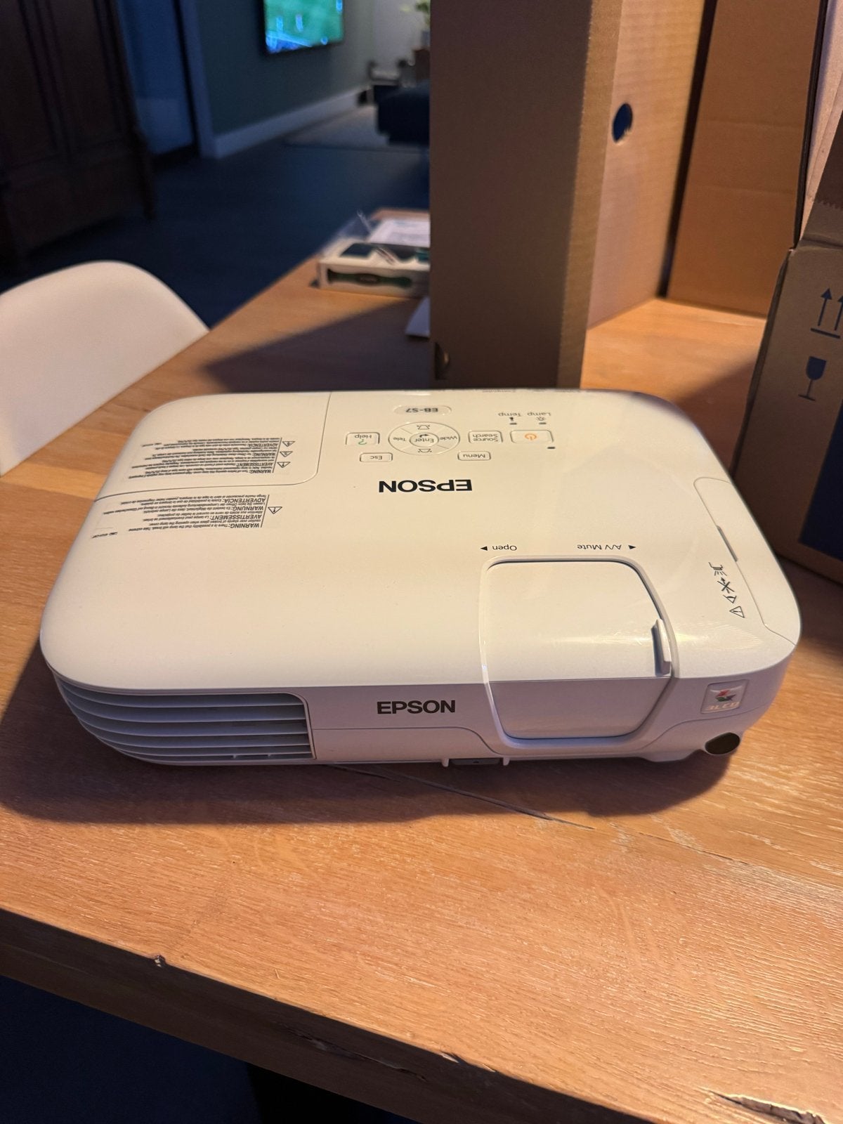 Epson EB-S7 Projector - Zo goed als nieuw, Ophalen, Zo goed als nieuw