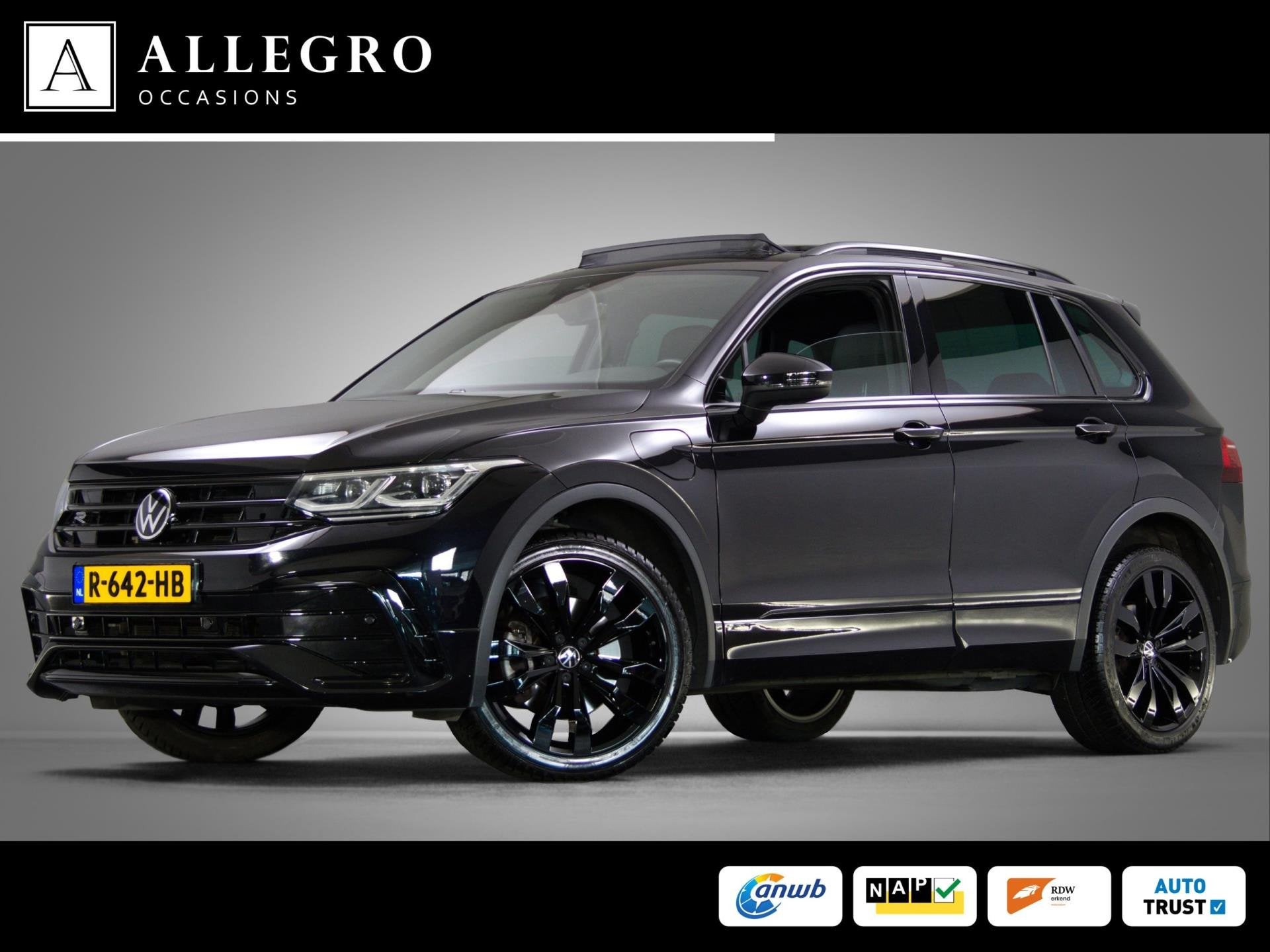Volkswagen Tiguan 1.4 TSI eHybrid R-Line Business+ (IQ-LIGHT, Alcantara, Zwart, Hybride Elektrisch/Benzine, SUV of Terreinwagen