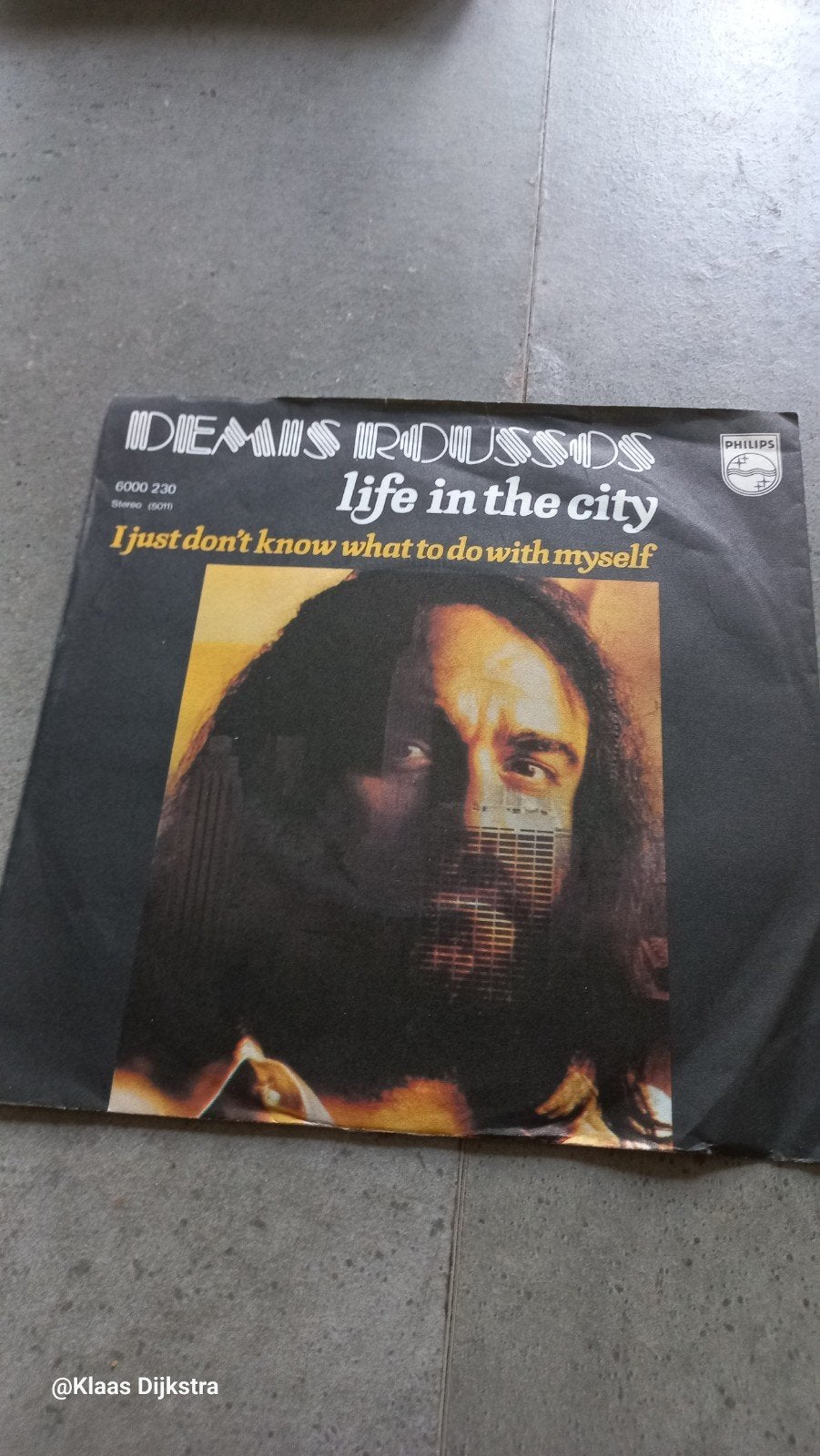 Demis Roussos - Life in the City / I Just Don't Know What To, Cd's en Dvd's, Ophalen of Verzenden, Gebruikt, 7 inch, Pop