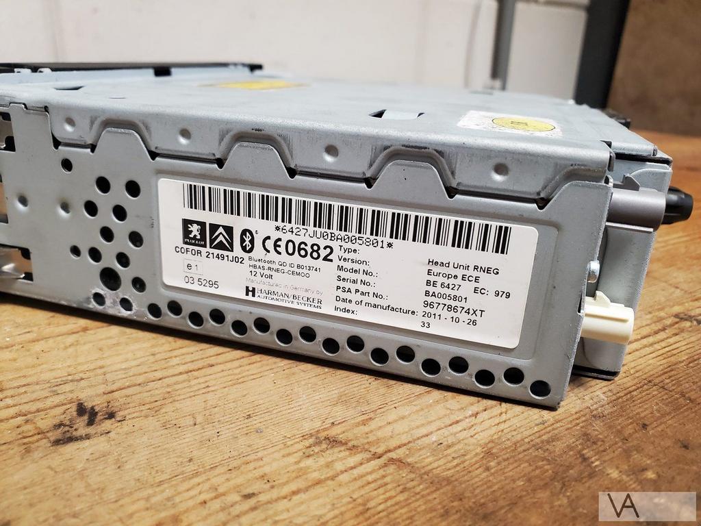 Peugeot 3008 5008 Citroen C4 picasso rneg radio navigatie, Gebruikt, -, Ophalen of Verzenden, -