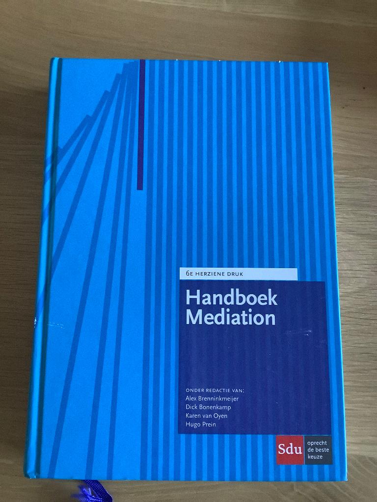 Handboek mediation 6e herziene druk Nieuw, Boeken, Studieboeken en Cursussen, Nieuw, Diverse auteurs, Alpha, HBO