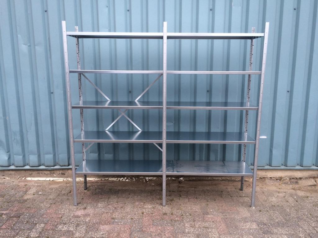 stelling | vakkenkast | Legbordstelling | Stellingkast, Verzenden, Nieuw, IJzer