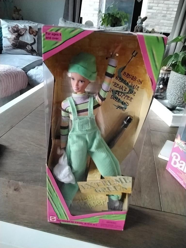 Extreme Green Teen Skipper Pop nrfb 1997., Ophalen of Verzenden, Zo goed als nieuw, Barbie