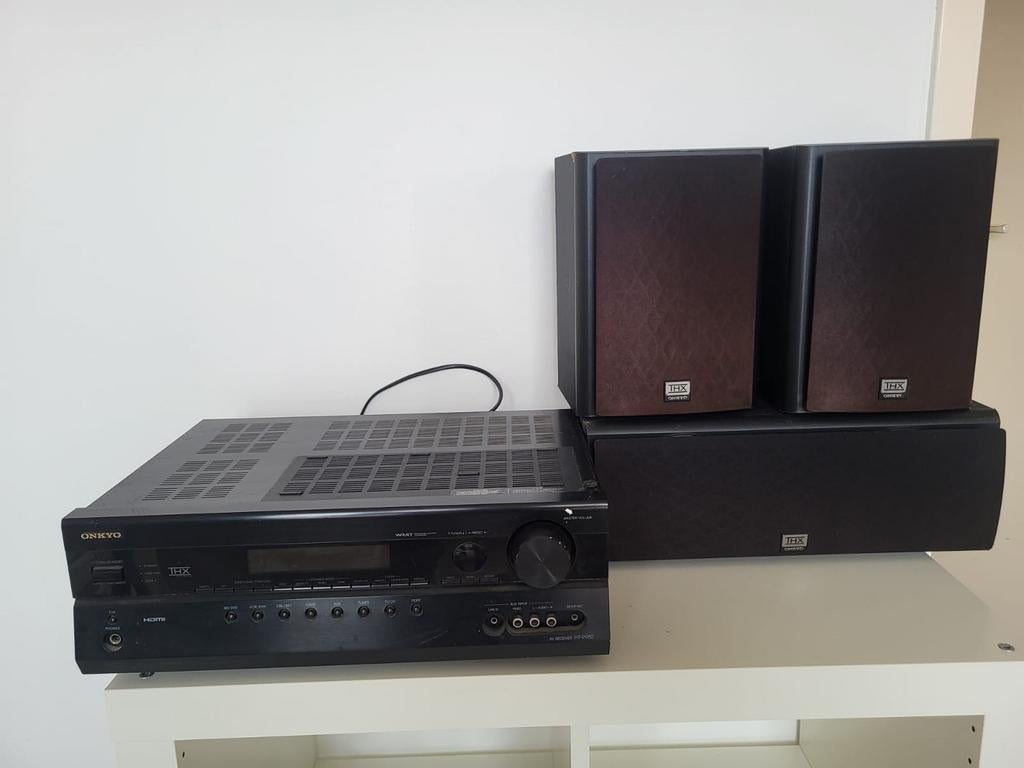 Onkyo receiver met Boxen - Gebruikt, Ophalen
