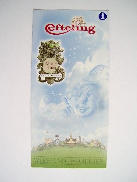 Efteling - Folder -18, Ophalen of Verzenden, Zo goed als nieuw, Overige typen