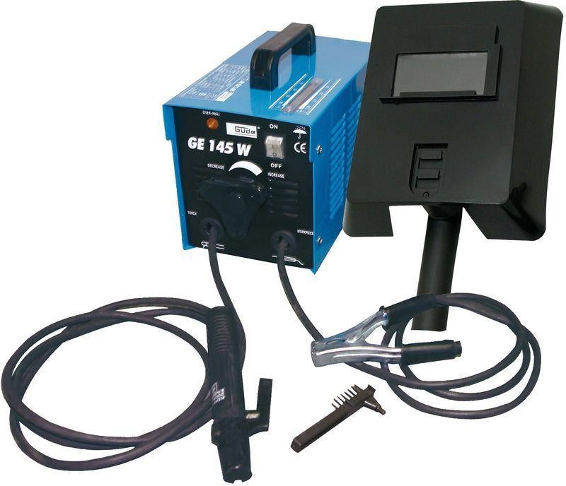 Gude GE145W Elektrisch lasapparaat incl. laskap en bikhamer, Doe-het-zelf en Verbouw, Ophalen, Nieuw, Minder dan 150 ampère, Elektroden