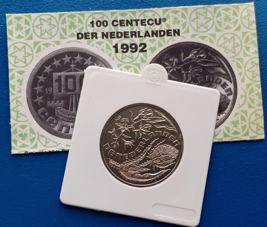 Nederland 100 centecu - 1992, Ophalen of Verzenden, Overige materialen, Nederland