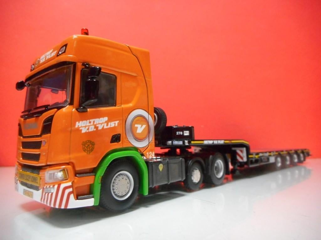 WSI SCANIA R HIGHLINE HOLTROP VAN DER VLIST 01-4956, Hobby en Vrije tijd, Modelauto's | 1:50, Ophalen of Verzenden, Nieuw, Bus of Vrachtwagen