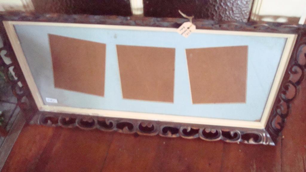 KOOPJE grote fotolijst met bewerkte houten lijst, Antiek en Kunst, Curiosa en Brocante, Ophalen of Verzenden