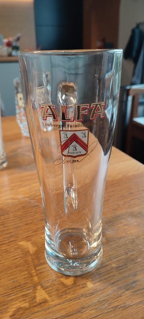Alfa bier pul glas 0,5 L, Verzamelen, Biermerken, Ophalen of Verzenden, Gebruikt, Pul(len), Overige merken