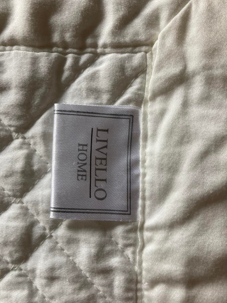 Mooie gewatteerde sprei - 140x240 - Niveau, Eenpersoons, Wit, Ophalen of Verzenden, Deken of Dekbed