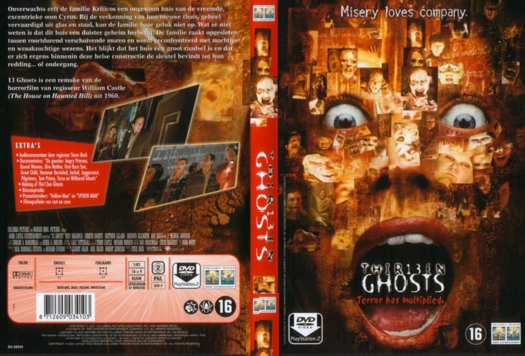 Thirt13en Ghosts, Vanaf 16 jaar, Ophalen of Verzenden, Zo goed als nieuw, Spoken en Geesten