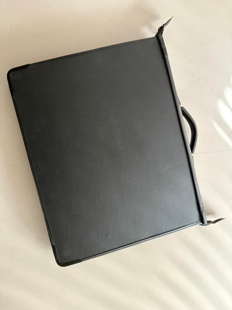 Luxe Portfolio presentatiemap A3 zwart lederlook, Hobby en Vrije tijd, Ophalen