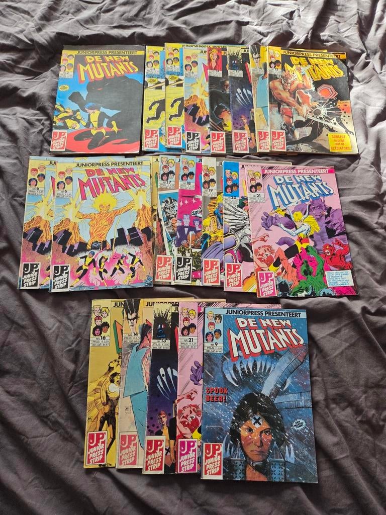 New mutants comics strips junior press, Meerdere comics, Ophalen of Verzenden, Zo goed als nieuw, Amerika
