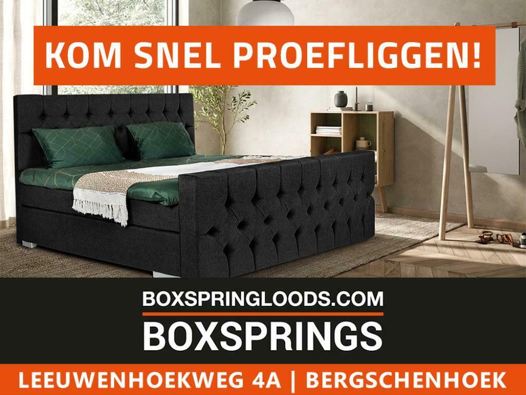 Boxspring |90x200| 120x200| 140x200 160 180 x 2, Crème, 90 cm, Ophalen of Verzenden, 200 cm
