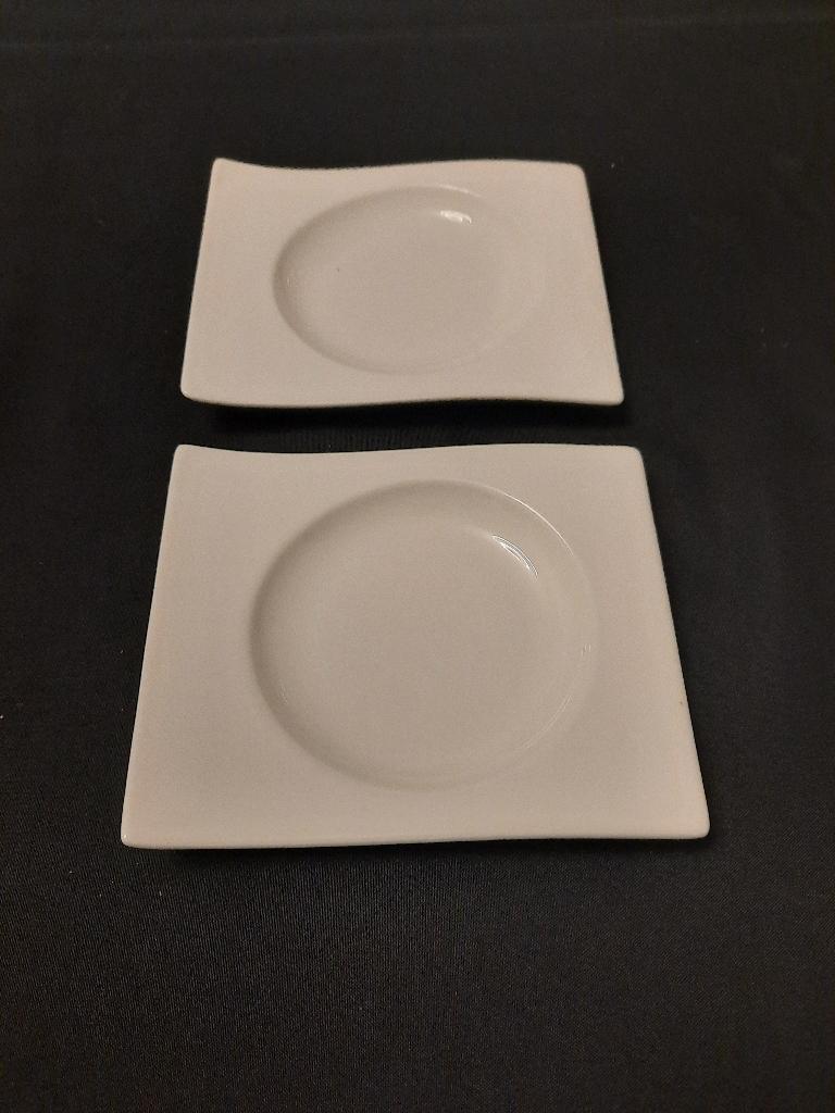 Villeroy & Boch New Wave gebaksborden 2 stuks, Ophalen, Zo goed als nieuw, Bord(en), Overige stijlen