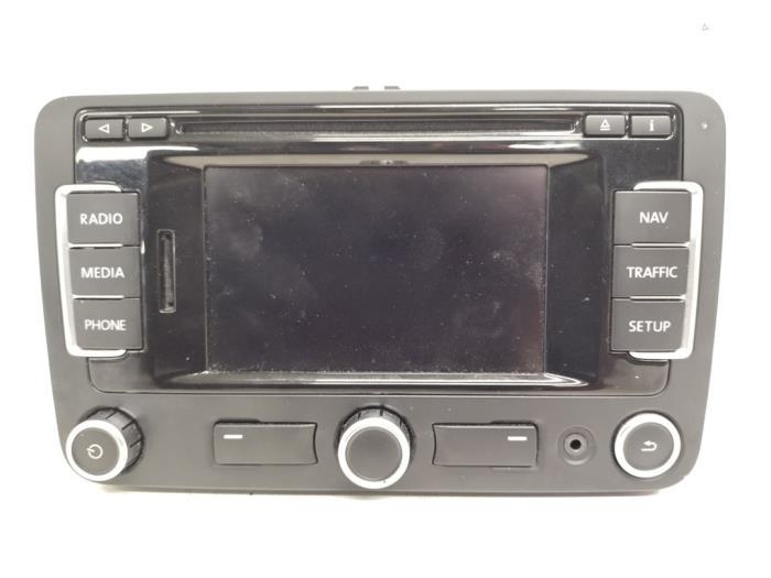 Radio van een Volkswagen Scirocco, Gebruikt, -, Volkswagen, -