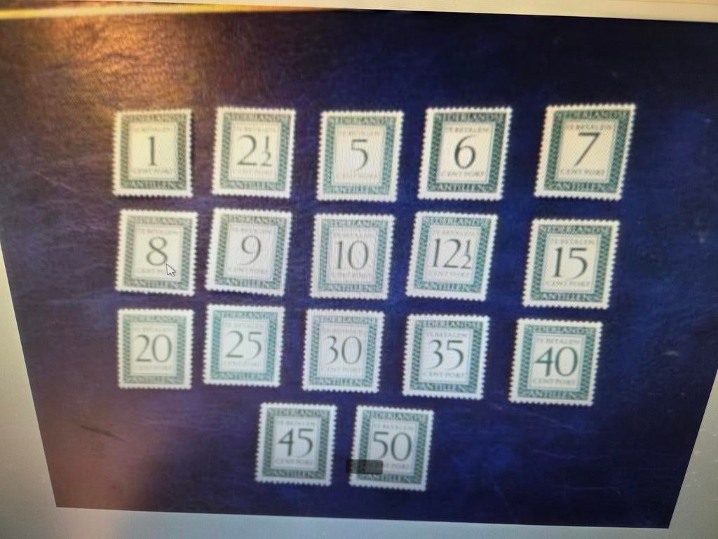 @@ Curacao P44-P60 ongebruikt @@  2,25 of 3,25, Ophalen of Verzenden, Postfris