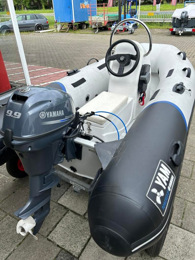Yam Yamaha rib  275  met. yamaha F9,9 electric gestart, Watersport en Boten, Ophalen of Verzenden, Nieuw, Benzine, Yam