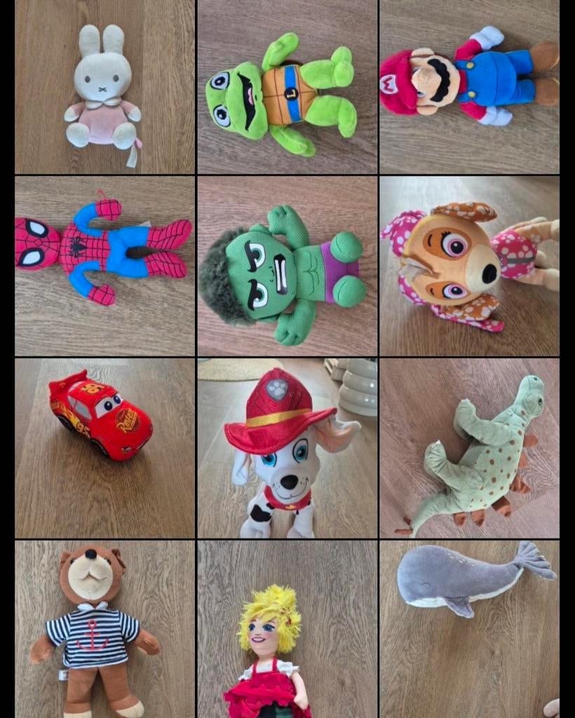 Grote zak vol knuffels!, Ophalen, Zo goed als nieuw, Overige typen