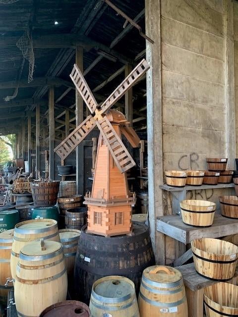Grote- & Kleine houten Molen(s) - Uniek Decoratiestuk!, Nieuw, BarrelAtelier, Ophalen of Verzenden, Info@barrelatelier.nl