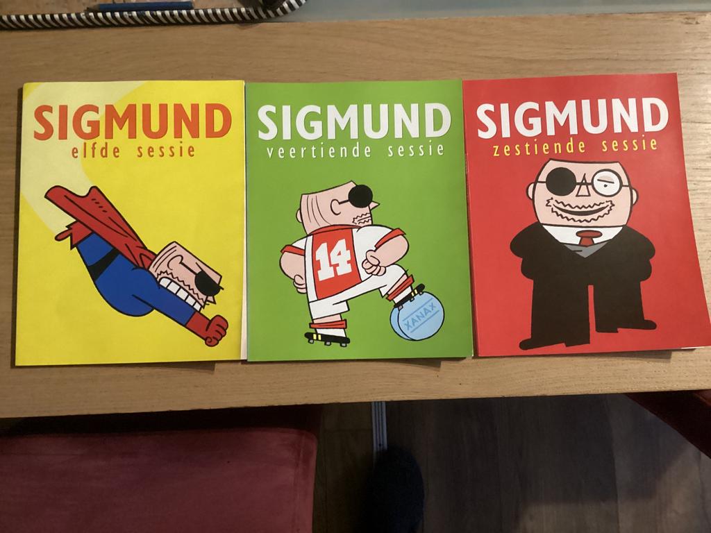 3x Sigmund 11e,14e,16e sessie, Meerdere stripboeken, Ophalen of Verzenden, Zo goed als nieuw